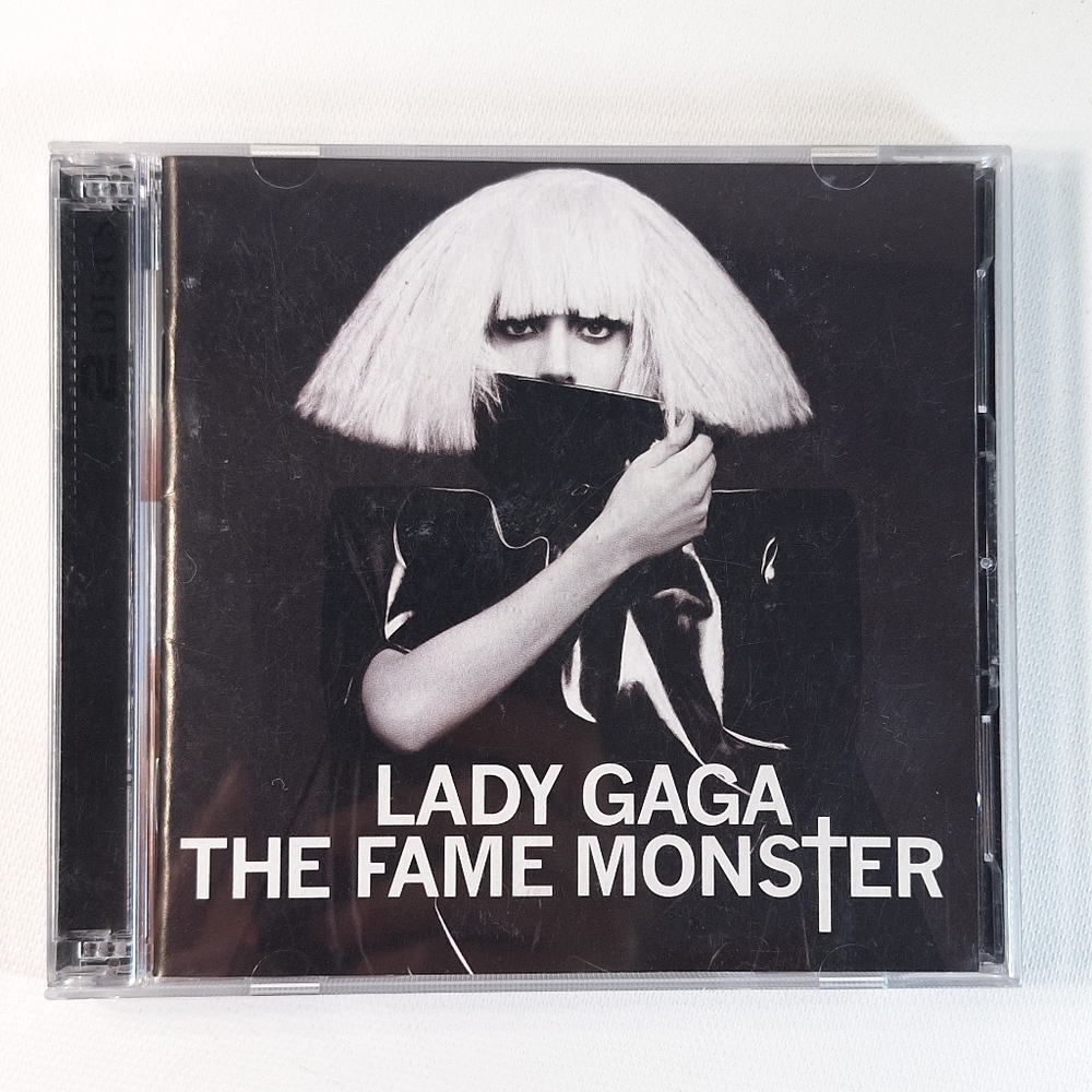 Lady Gaga The Fame Monster CD Original 2009 Pressing White Wig Cover Art